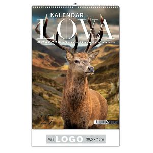 Zidni kalendar Lova – 13 listova, 30,5×50 cm