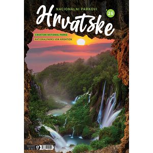 Zidni kalendar Nacionalni parkovi Hrvatske – 13 listova, 33×55 cm