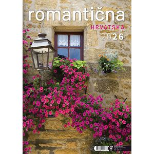 Zidni kalendar Romantična Hrvatska – 13 listova, 30,5×50 cm