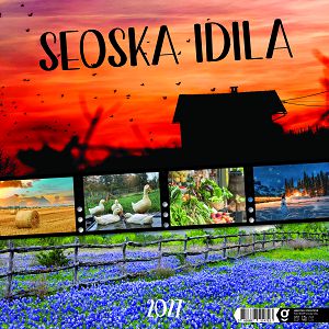 Zidni kalendar Seoska idila – 13 listova, 33×40 cm