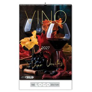 Zidni kalendar Vino – 13 listova, 33×55 cm
