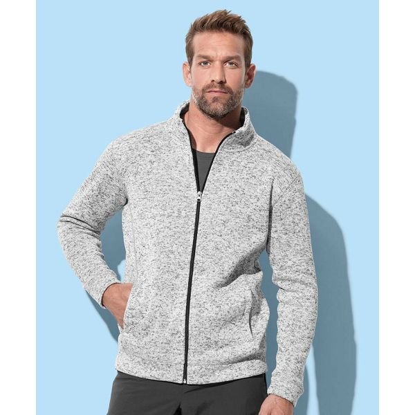 Jakna Stedman  Knit Fleece Jacket Men