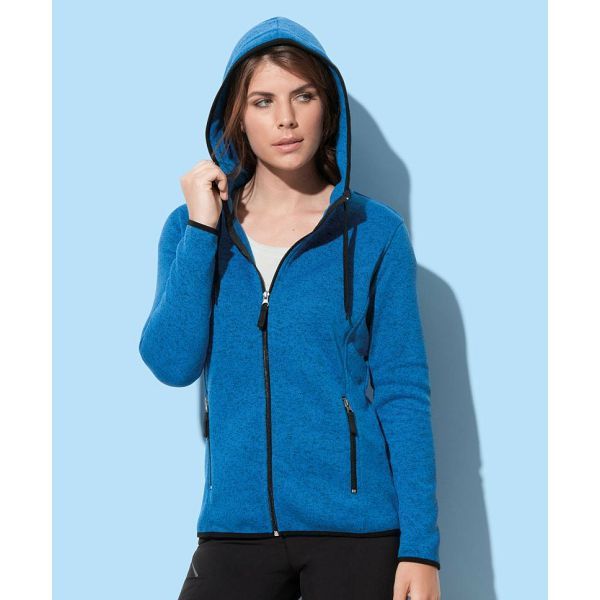 Jakna sa kapuljačom Stedman  Knit Fleece Jacket Women