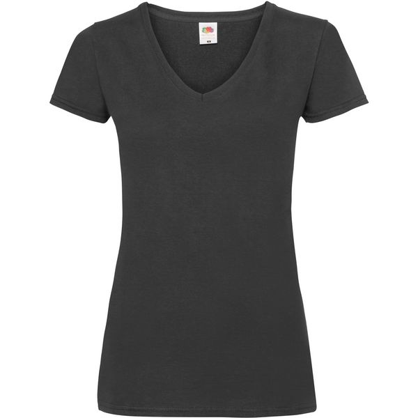 Majica sa V izrezom F.O.L.  Lady-Fit Valueweight V-Neck T