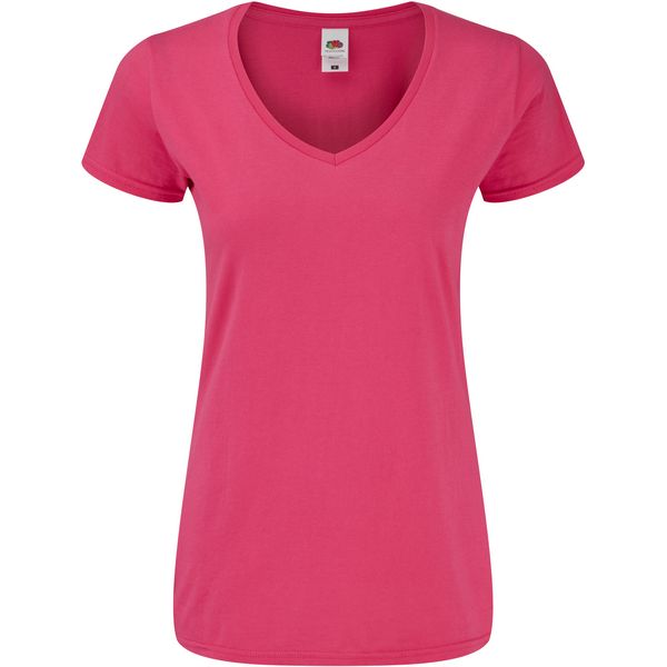 Majica sa V izrezom F.O.L.  Lady-Fit Iconic 150 V-Neck T