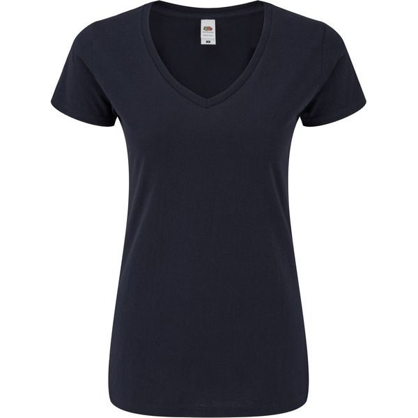 Majica sa V izrezom F.O.L.  Lady-Fit Iconic 150 V-Neck T