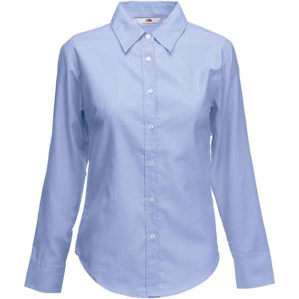 Košulja dugi rukav  F.O.L.  Lady-Fit Oxford Shirt LSL