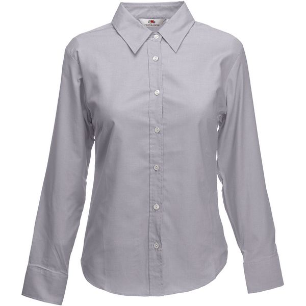 Košulja dugi rukav  F.O.L.  Lady-Fit Oxford Shirt LSL