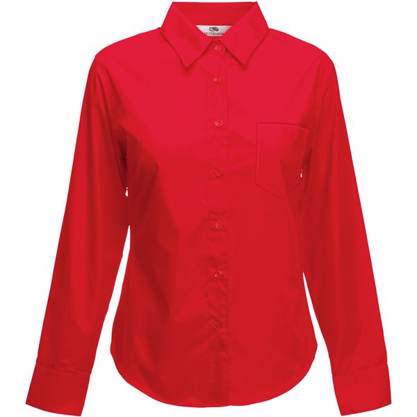 Košulja dugi rukav  F.O.L.  Lady-Fit Poplin Shirt LSL