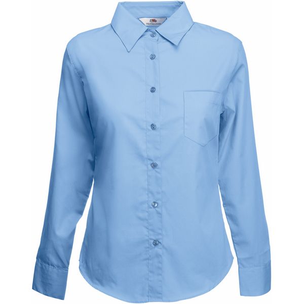 Košulja dugi rukav  F.O.L.  Lady-Fit Poplin Shirt LSL