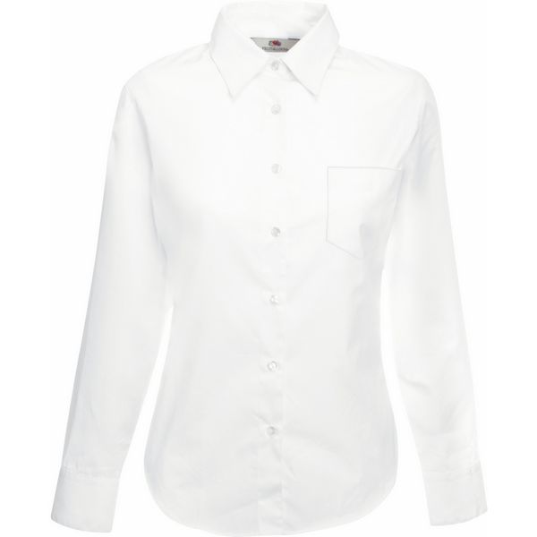 Košulja dugi rukav  F.O.L.  Lady-Fit Poplin Shirt LSL