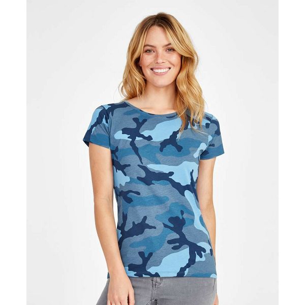 T-shirt ženska majica SOL'S  Camo Women