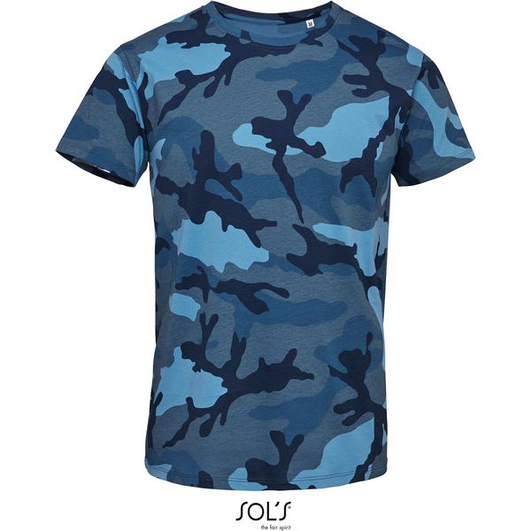 T-shirt muška majica SOL'S  Camo Men