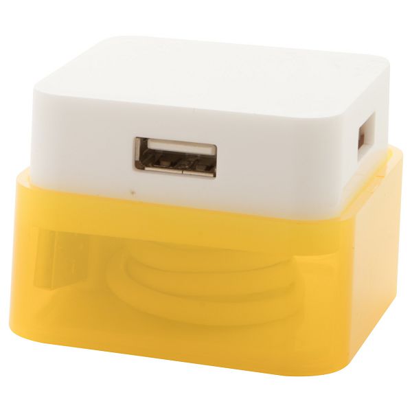 USB utičnica Dix, žuta boja
