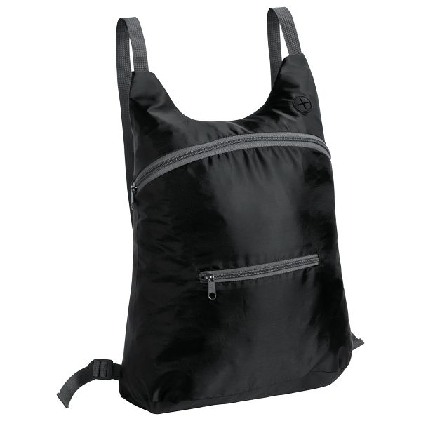 Foldable backpack Mathis, crno