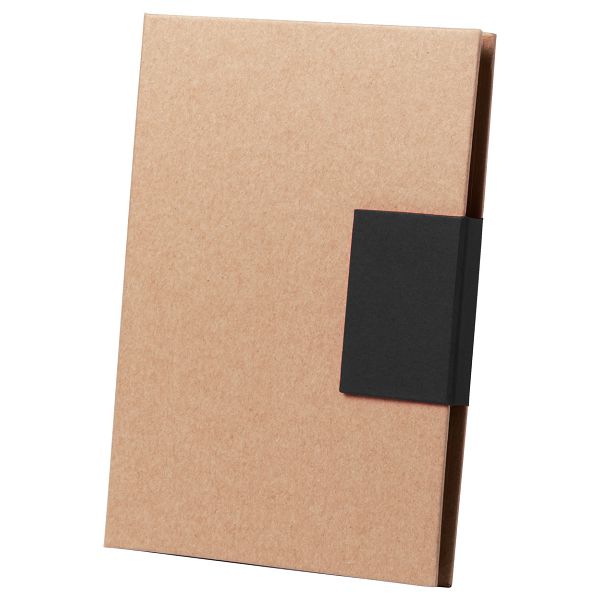 Adhesive notepad Ganok, crno