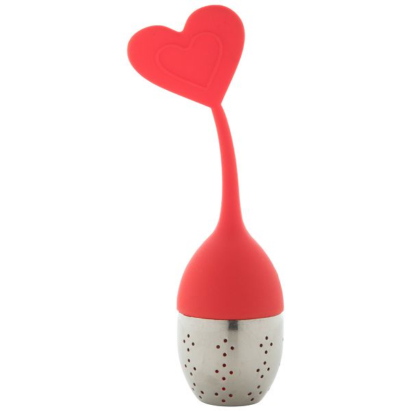 Tea infuser, heart Jasmin, crvena