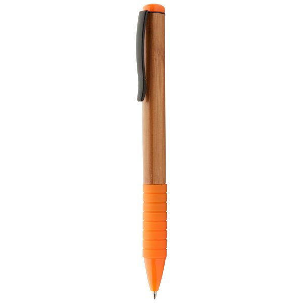 Kemijska olovka od bambusa Bripp, narančasta