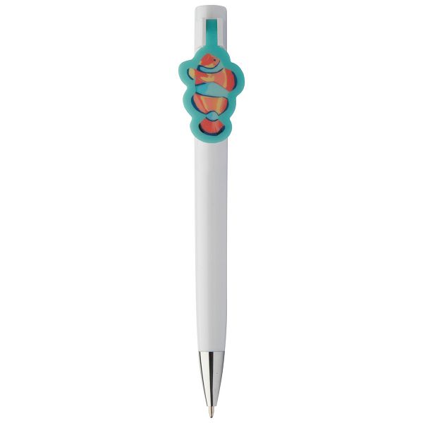 Ballpoint pen Creaclip, bijela