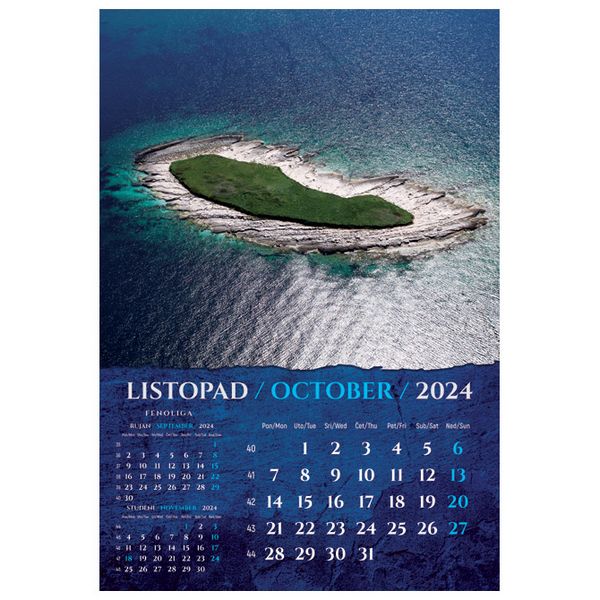 Kalendar "Biseri Jadrana 2024" 13 listova