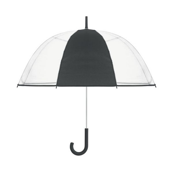 ⌀102cm/23″ prozirni kišobran s kukastom drškom. - gota