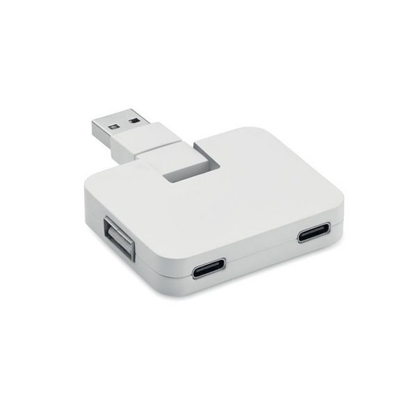 Usb hub s 4 priključka - square-c