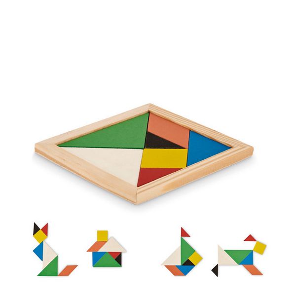 Tangram slagalica od drveta - tangram