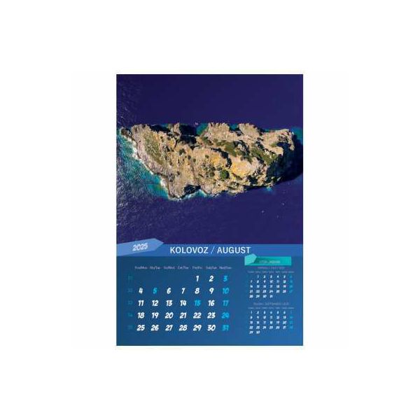 Kalendar "Biseri Jadrana 2025" 13 listova