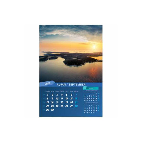 Kalendar "Biseri Jadrana 2025" 13 listova