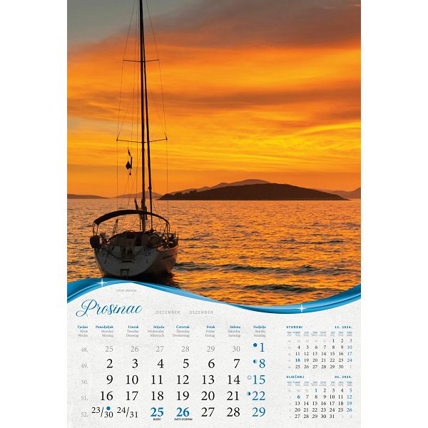 Kalendar color "Biserna Dalmacija"