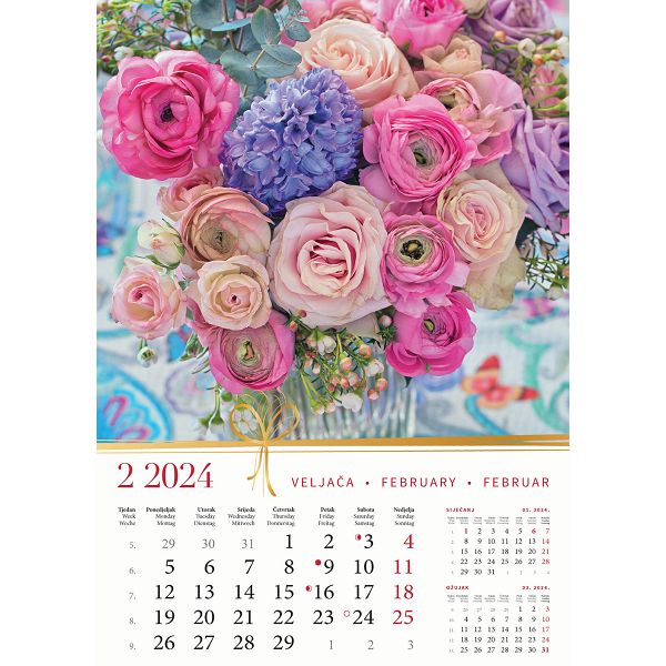Kalendar color "Buketi"
