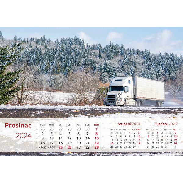 Kalendar color "Na cesti"