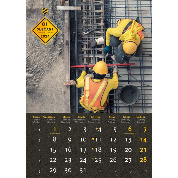 Kalendar color "S gradilišta"