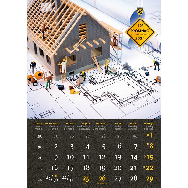 Kalendar color "S gradilišta"