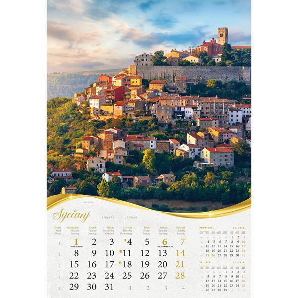Kalendar color "Tajanstvena Istra i Kvarner"
