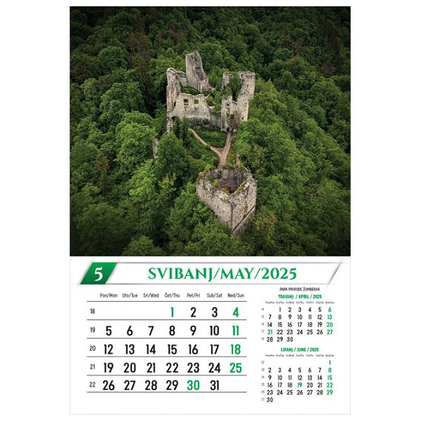Kalendar Nacionalni parkovi i Parkovi Prirode 2025
