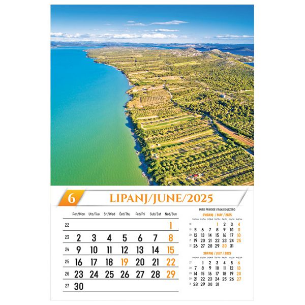 Kalendar Nacionalni parkovi i Parkovi Prirode 2025