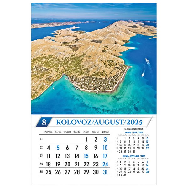 Kalendar Nacionalni parkovi i Parkovi Prirode 2025