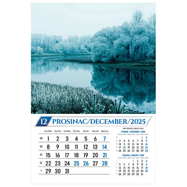 Kalendar Nacionalni parkovi i Parkovi Prirode 2025