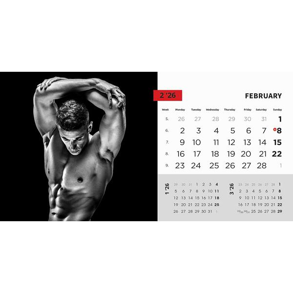 Masculine – stolni kalendar 13 listova, 20,5x14,5 cm