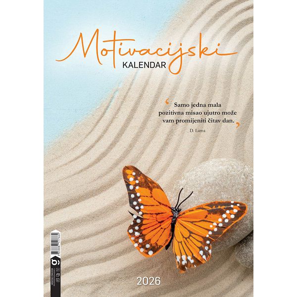Zidni kalendar Motivacijski – 13 listova, 30,5×50 cm